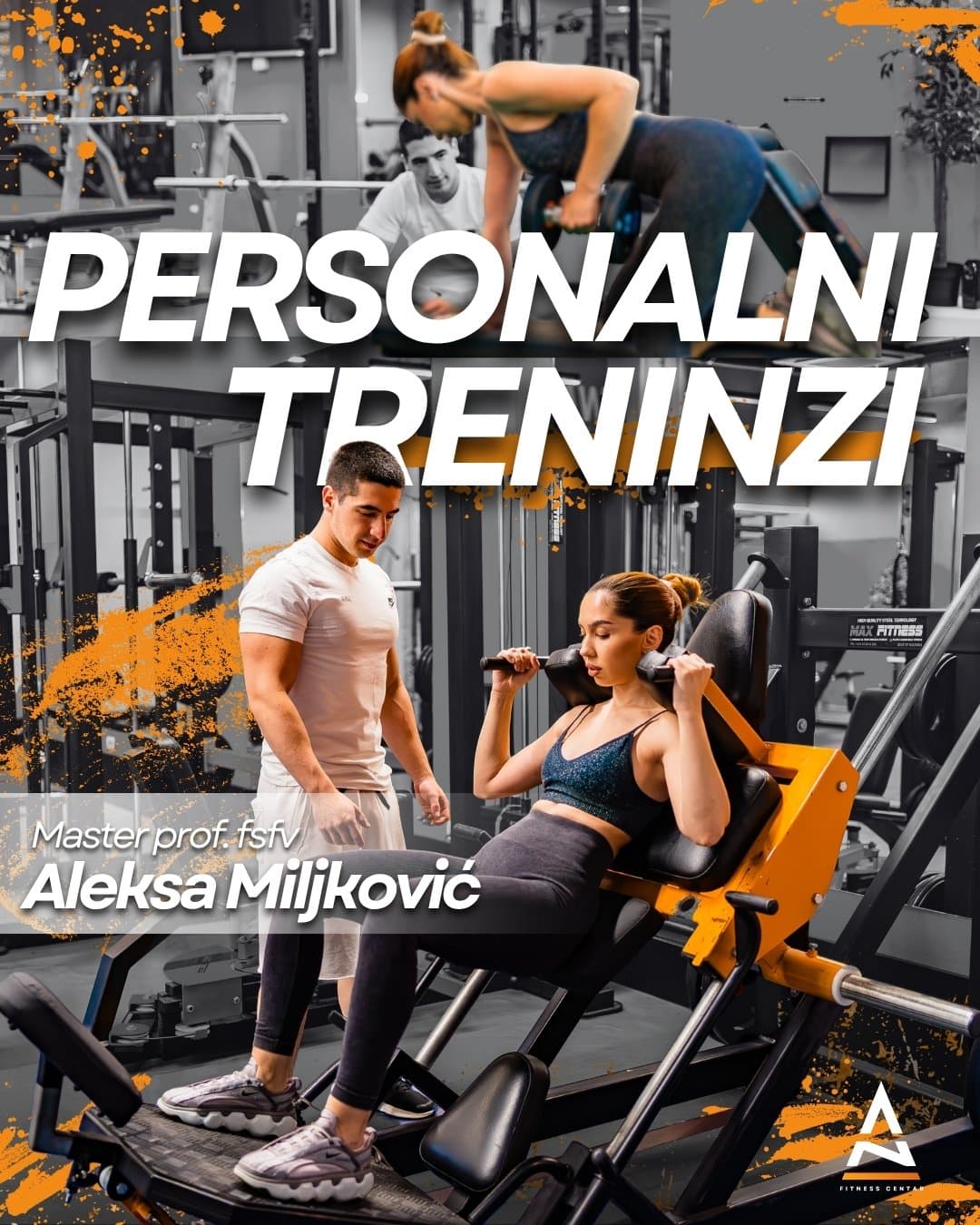 Personalni trener Niš - Prof. Master FSFV Aleksa Miljković u Aura Fitness Centru